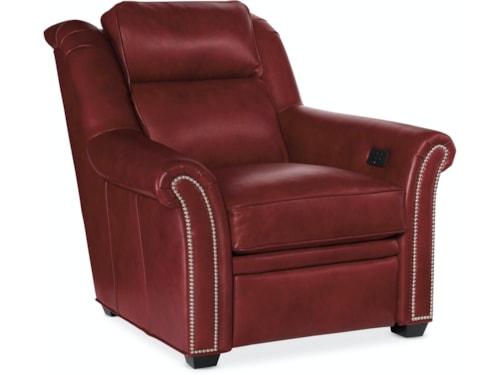 Transitional Power Recliner w/ Power Headrest