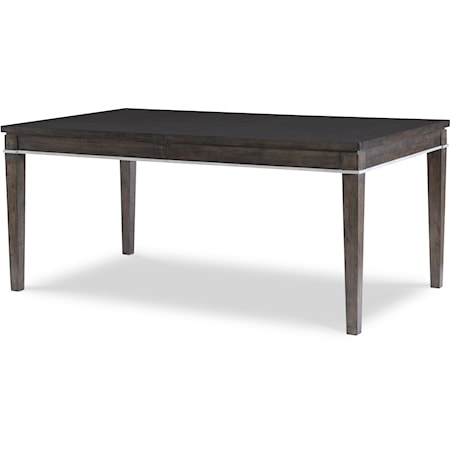 Contemporary Extension Dining Table with Leaf