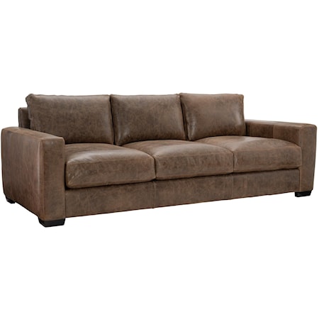 Dawkins Leather Sofa