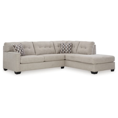2-Piece Sleeper Sectional With Chaise