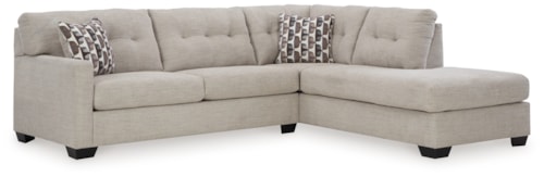 2-Piece Sleeper Sectional With Chaise