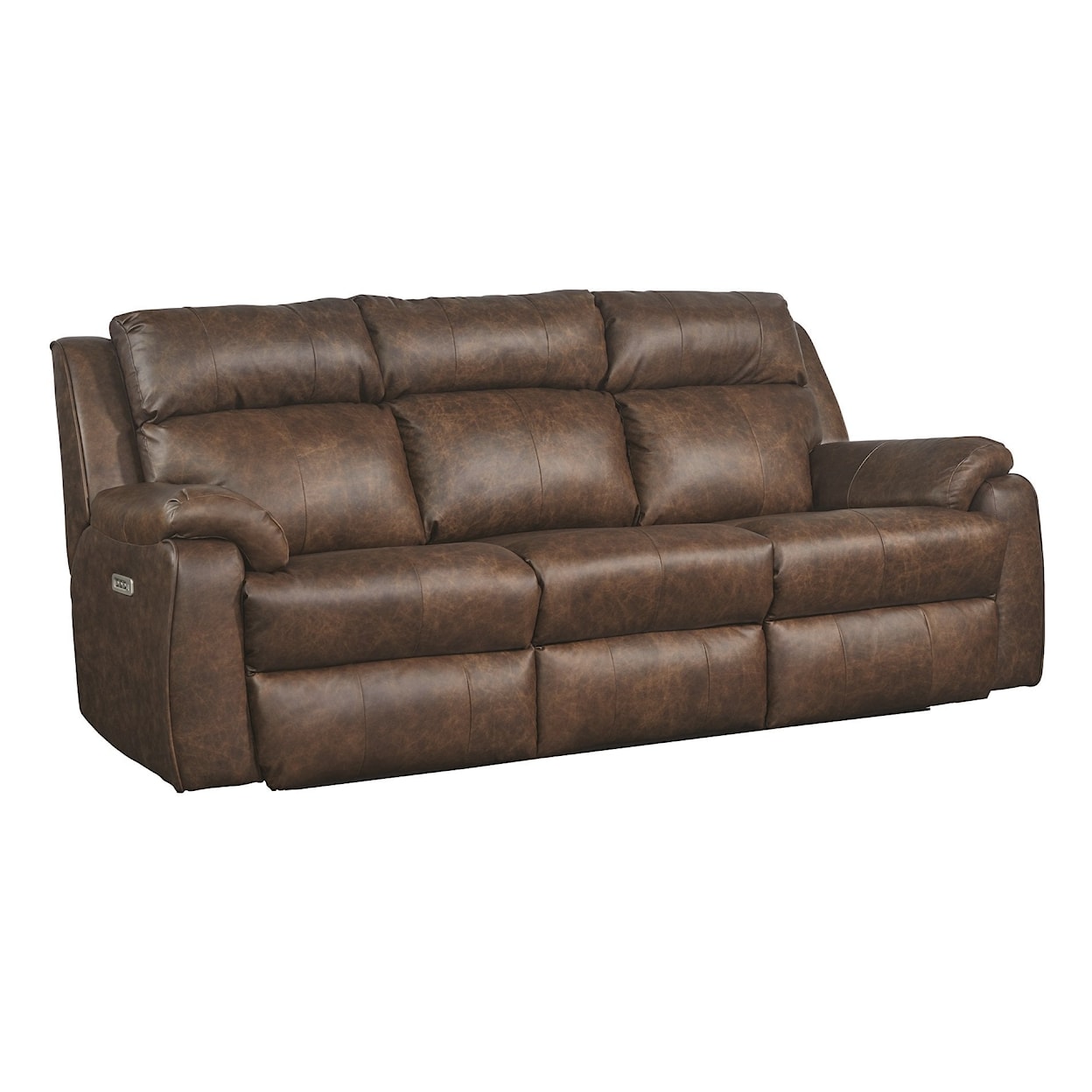 Design2Recline Commander Power Headrest Sofa w/ Triple Power