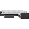 Modway Convene Outdoor 7 Piece Sectional Set