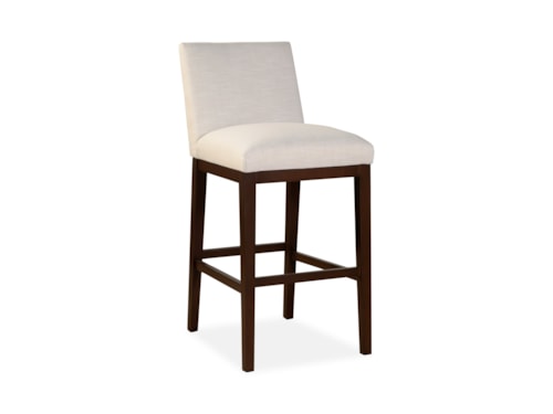 Contemporary Bar Stool with Low Back
