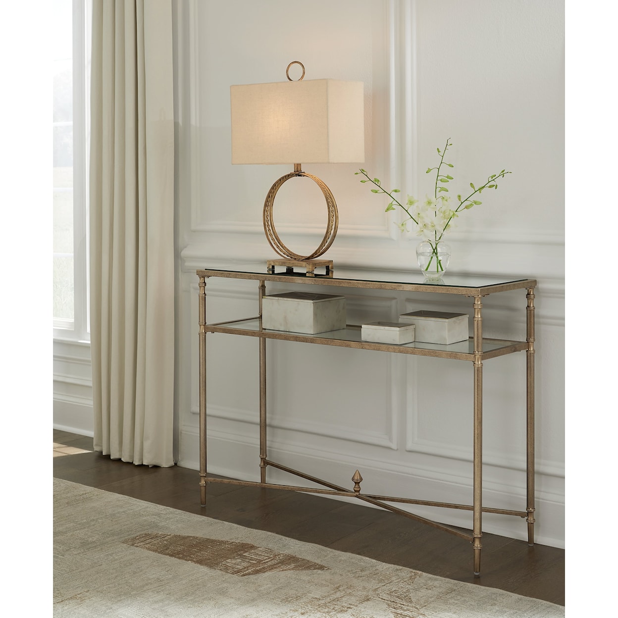 Ashley Furniture Signature Design Cloverty Sofa Table