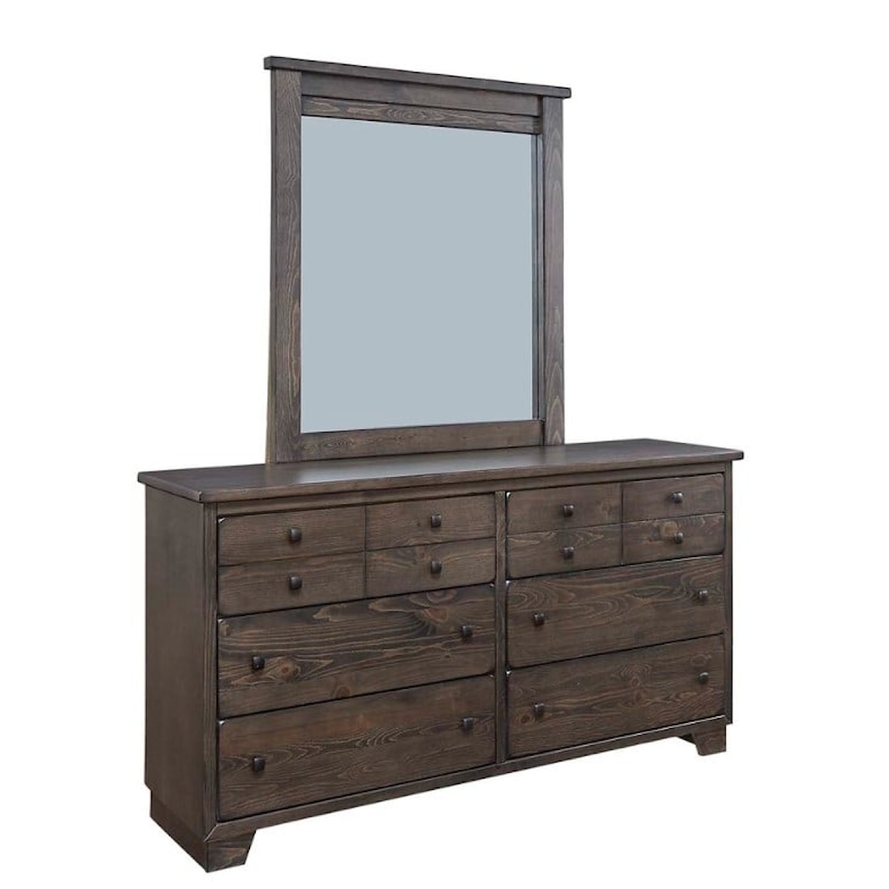 Progressive Furniture River Oaks Mirror