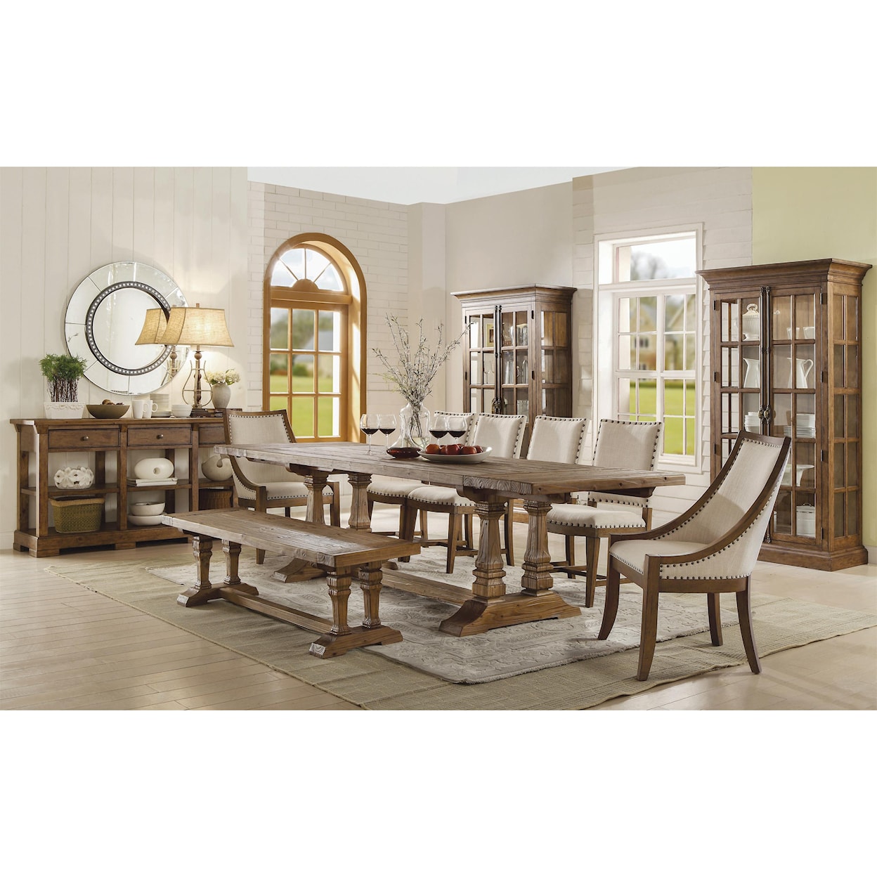 Riverside Furniture Hawthorne Dining Bench