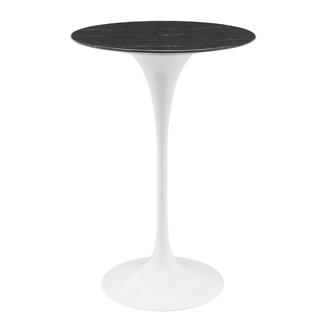 Modway Lippa 28" Marble Bar Table