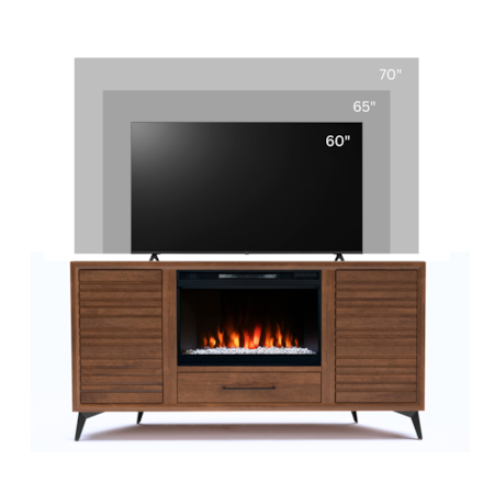 Electric Fireplace Corner TV Stand