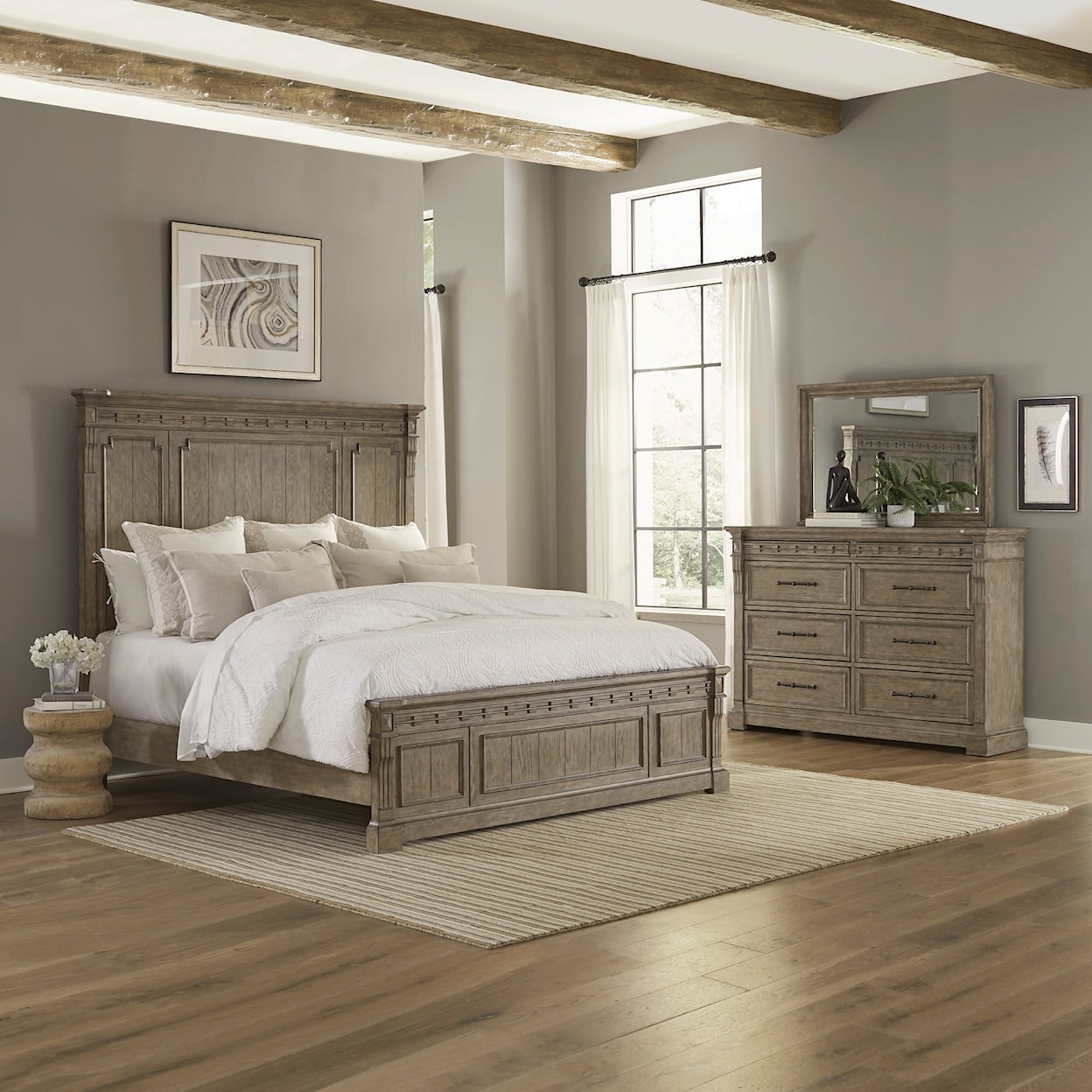 Liberty Furniture Town & Country Queen Panel Bed