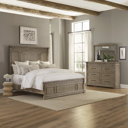 King Panel Bed