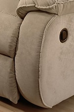 Design2Recline Cagney Rocker Recliner with Pillow Arms