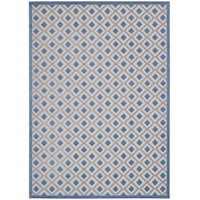 7' x 10' Blue/Grey Rectangle Rug