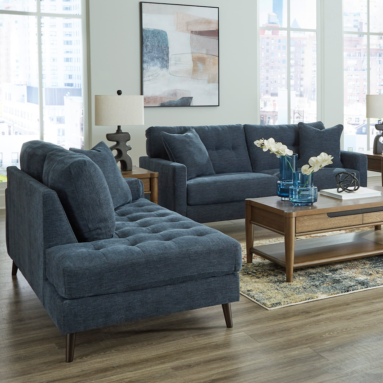 Signature Bixler Sofa and Chaise