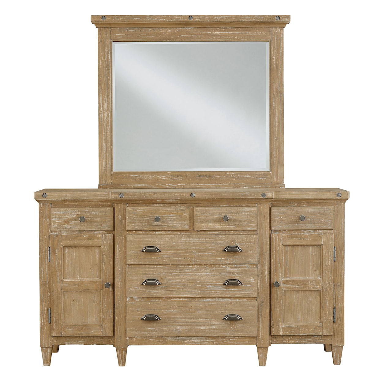 Magnussen Home Lynnfield Bedroom Dresser & Mirror Set