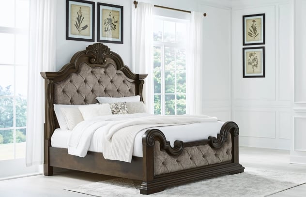 Signature Design By Ashley Maylee B947B4 Traditional King Upholstered ...