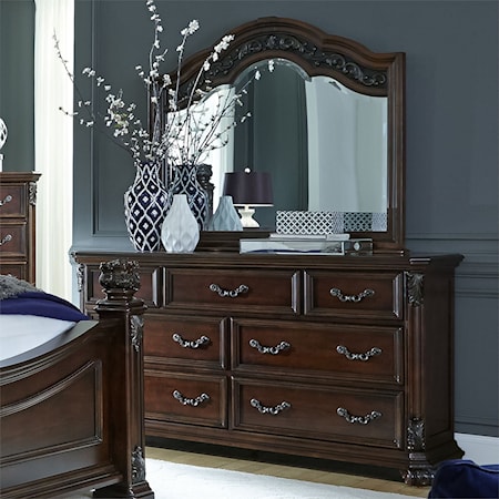 Arched Dresser Mirror