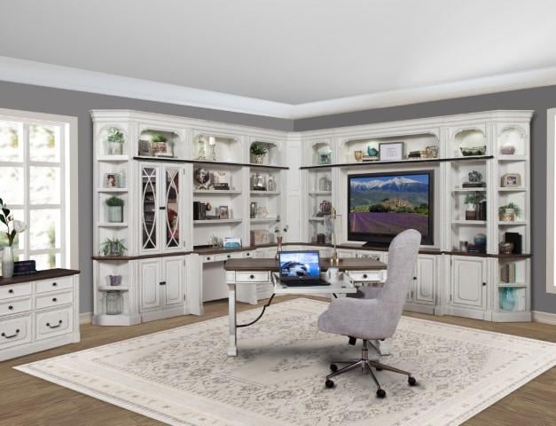 Parker House Provence PRO13PCFILELIBWALL Farmhouse 13 Piece Modular