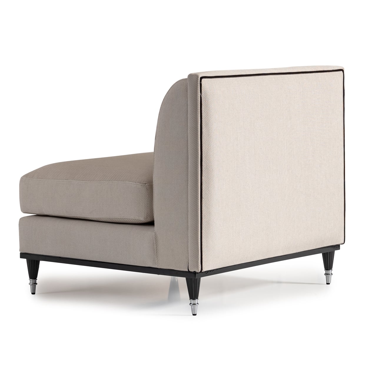 Upholstered Armless Accent Chair