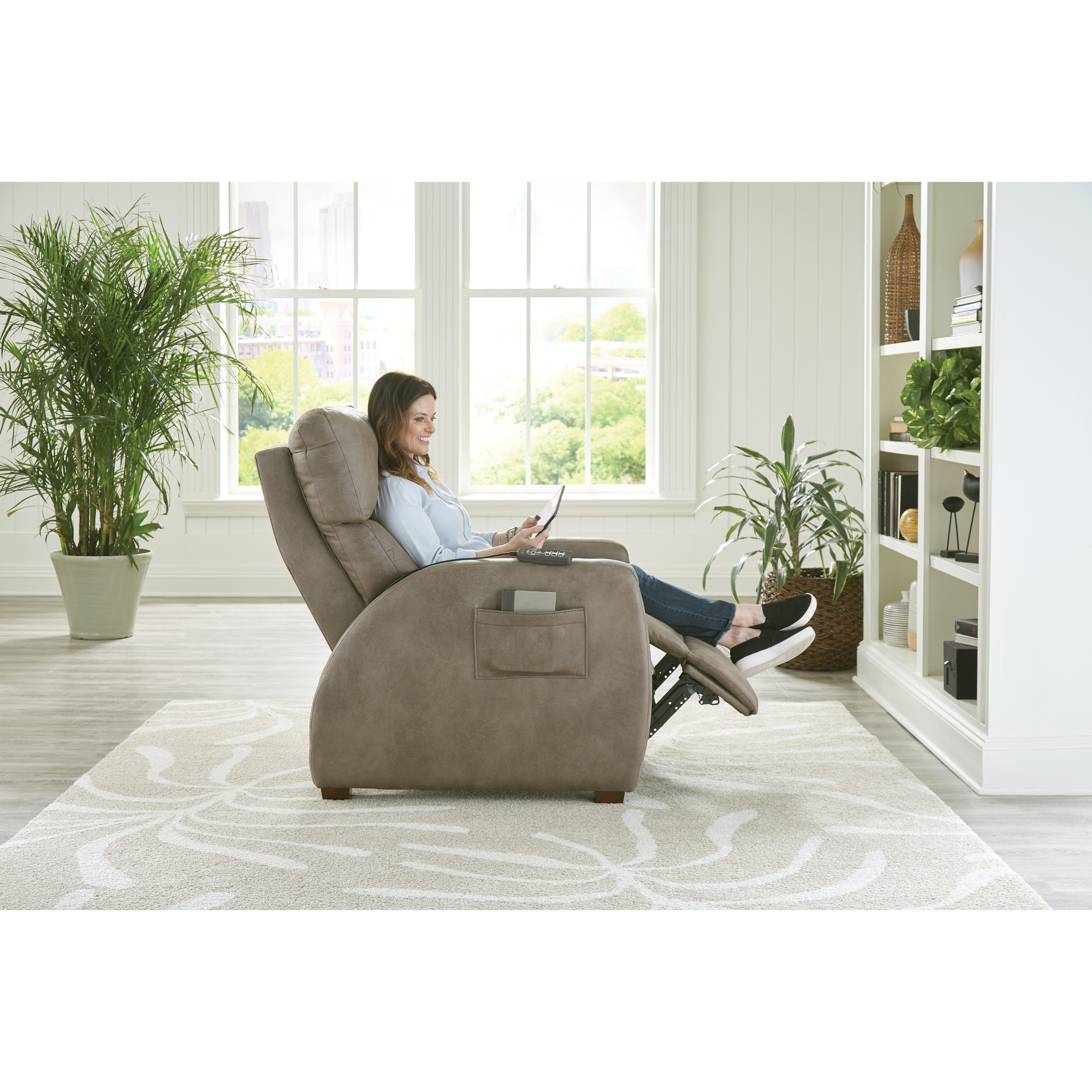 Lay flat best sale sleeper recliner