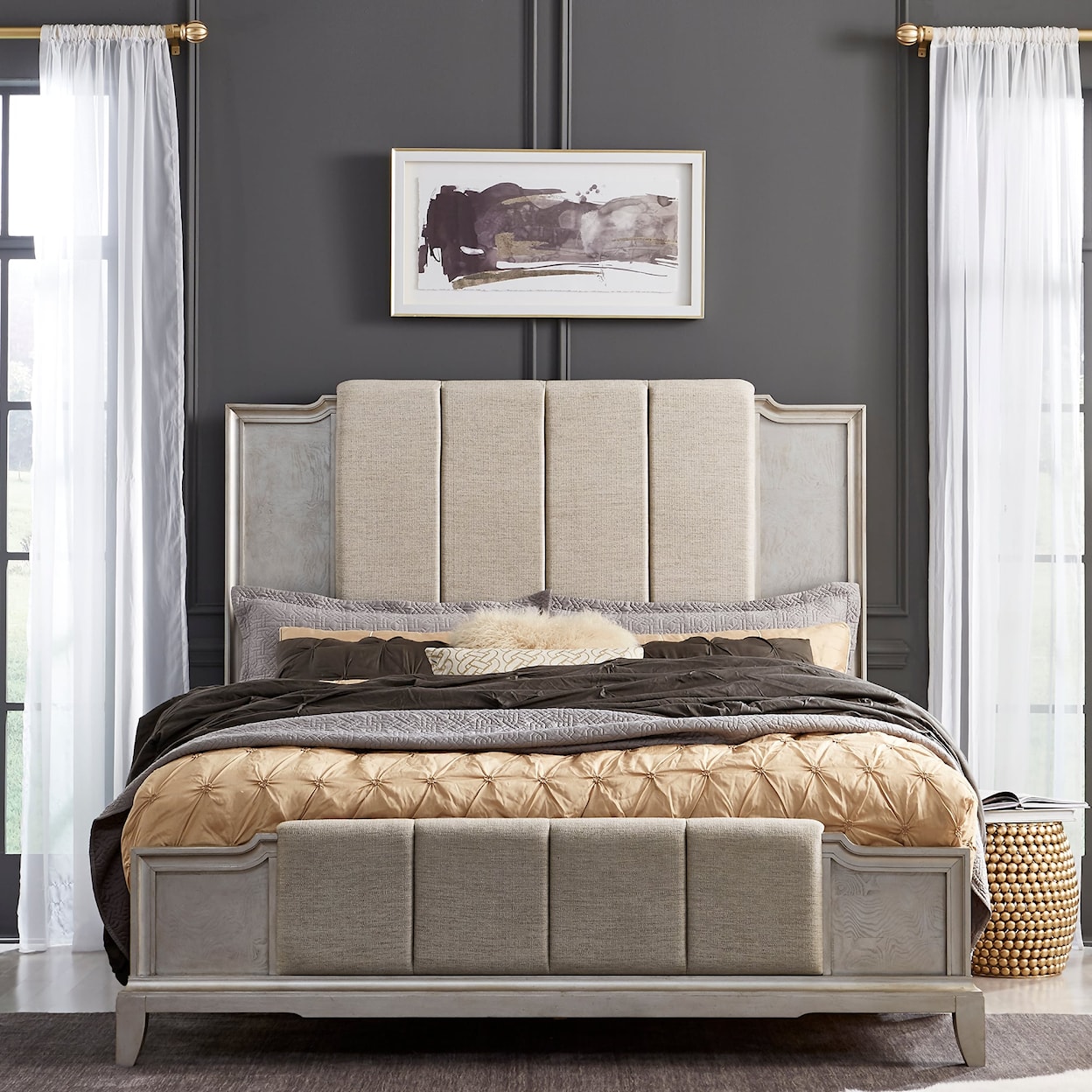 Liberty Furniture Montage Queen Upholstered Bed