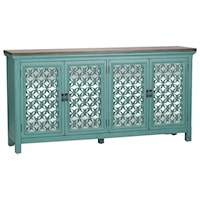 Transitional Accent Chest with 4 Doors