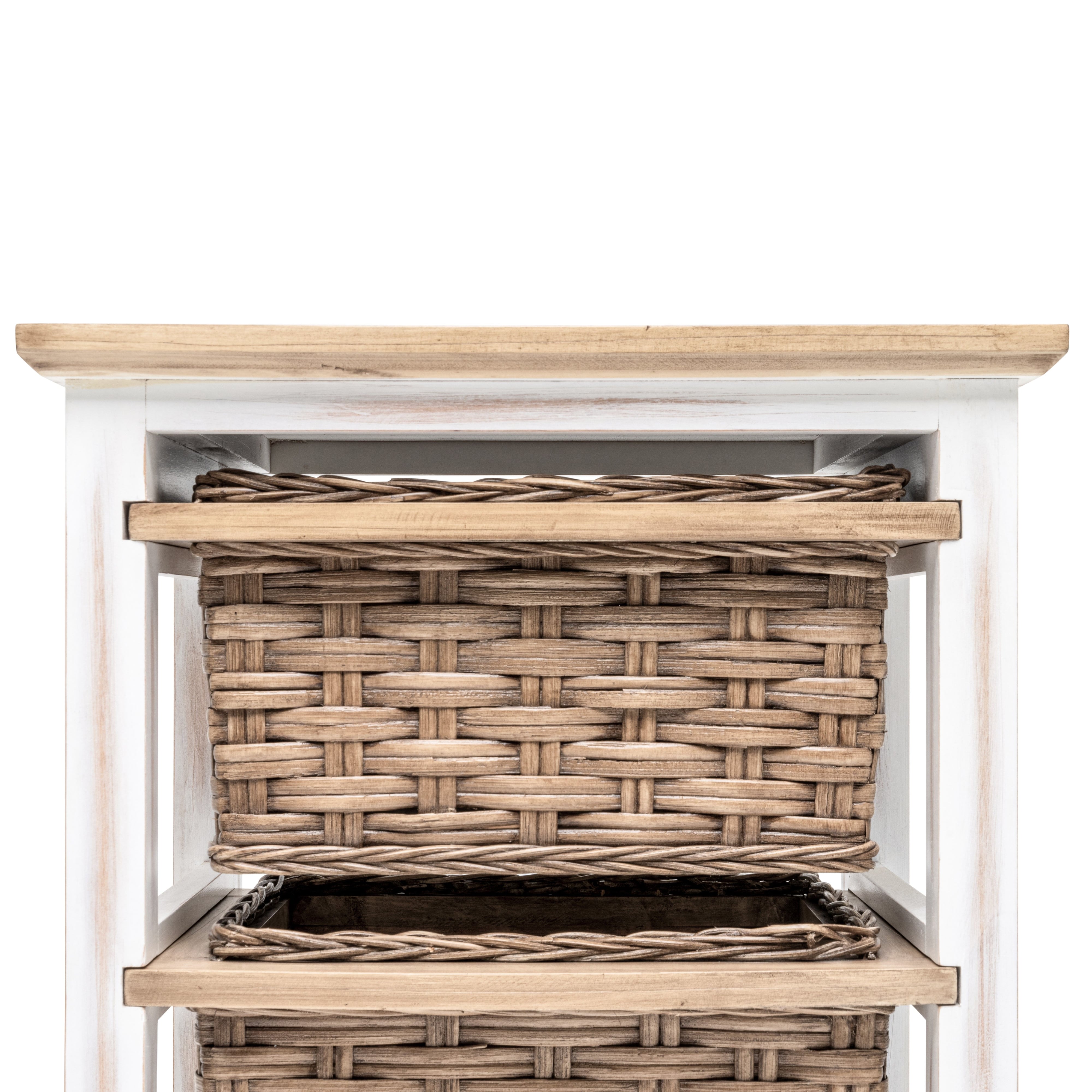 Sea Winds Trading Company Island Breeze Basket Storage Cabinet