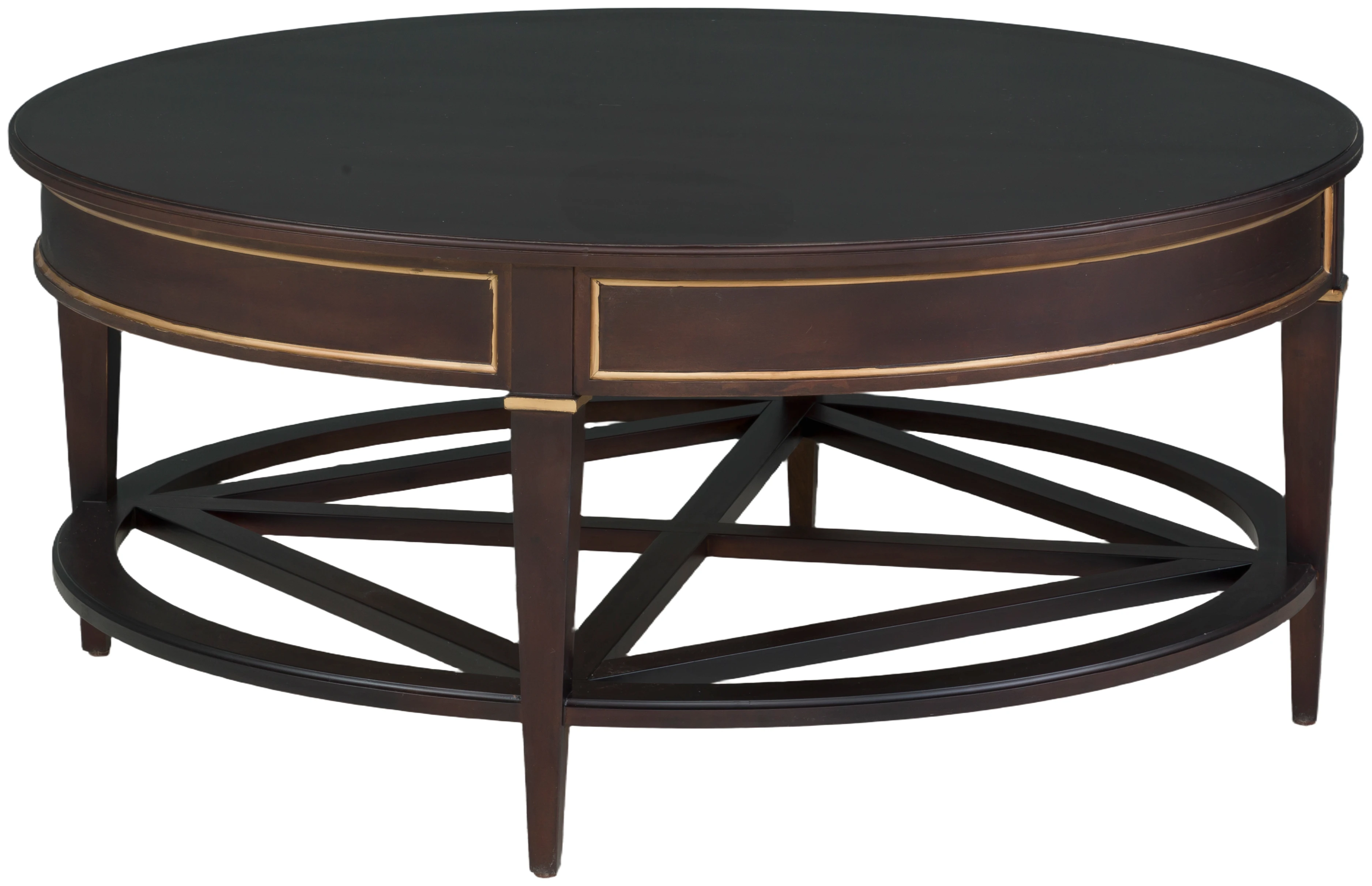 1-Drawer Round Cocktail Table
