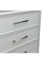 Liberty Furniture Reflections Contemporary 5-Drawer Bedroom Chest with 3-Way Touch LED Lights