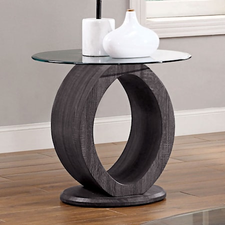 FA/CM4825GY-E-1/2 LODIA GREY | END TABLE