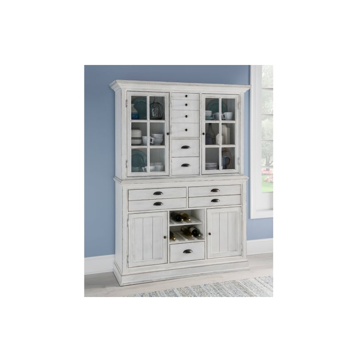 Legacy Classic Cottage Park Credenza with Hutch