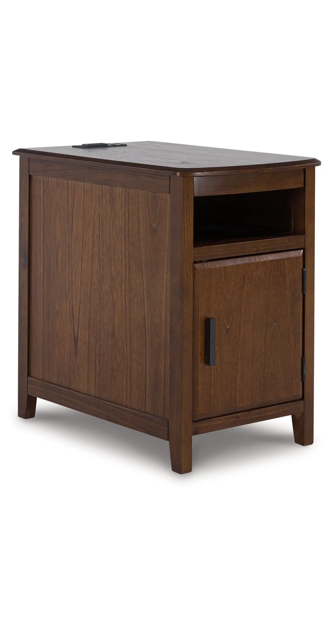 Cherry end table with storage hotsell