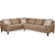 Shown in Fabric 905-73 with Pillow Fabric 128-74 & Coffee Finish