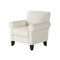 Accent Chair with Rolled Arms