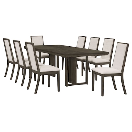 9-piece Dining Table Set