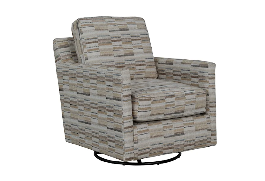 51 MARE IVORY Swivel Glider Chair by Fusion Furniture at Prime Brothers Furniture