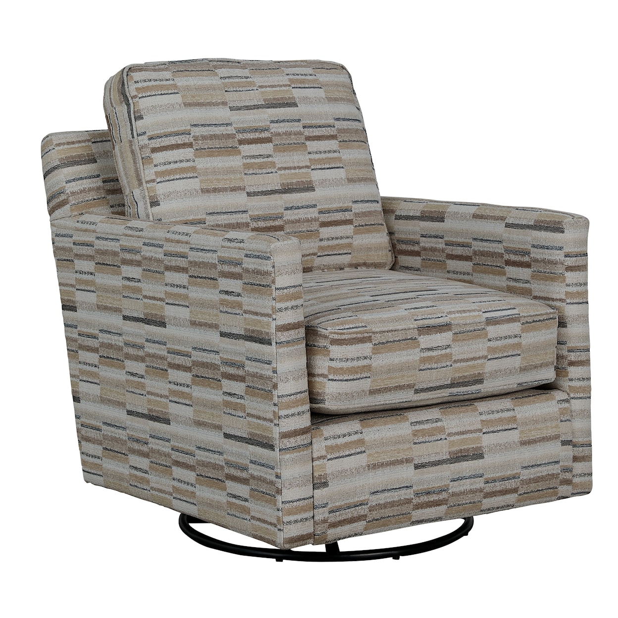 Fusion Furniture 51 MARE IVORY Swivel Glider Chair