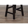 Sunny Designs 1768 30"H Saddle Seat Stool, Wood Seat