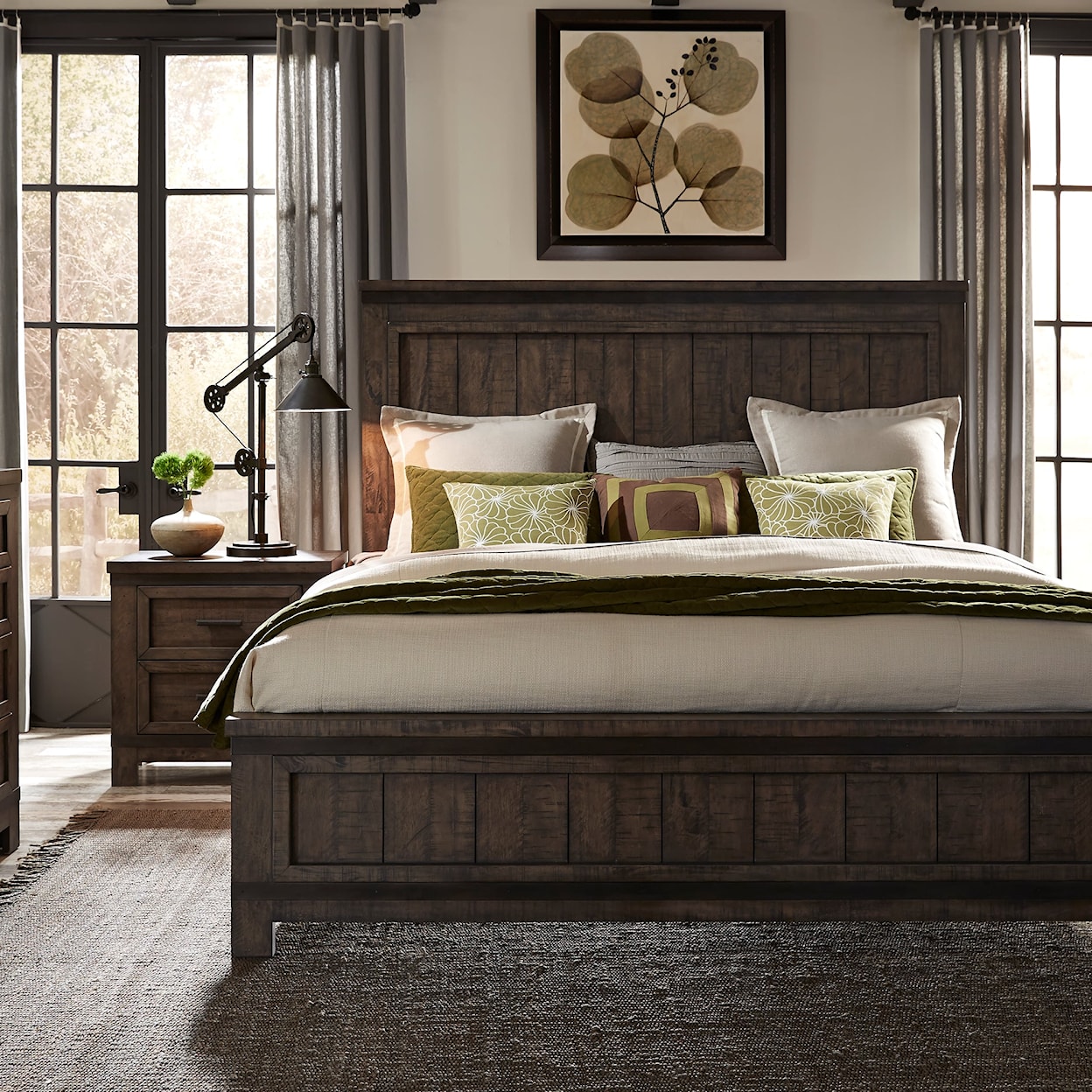 Liberty Furniture Thornwood Hills California King Panel Bed