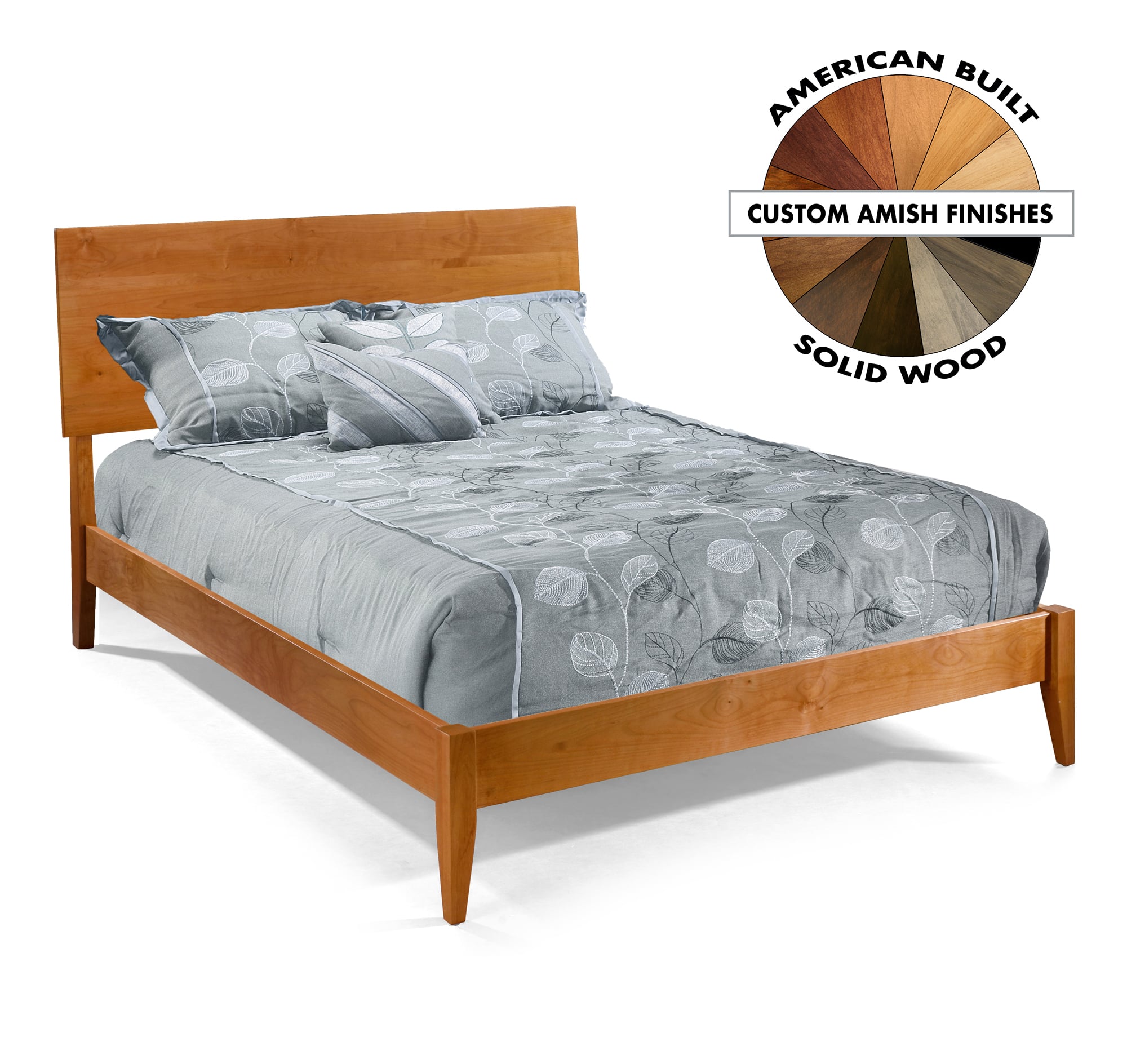 Amish platform deals bed frame