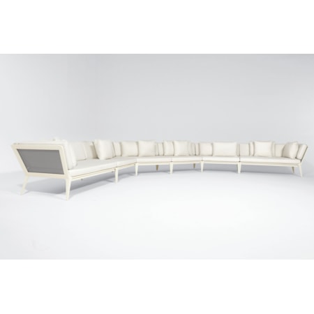 Modern 5-pc. Angled Sectional Sofa