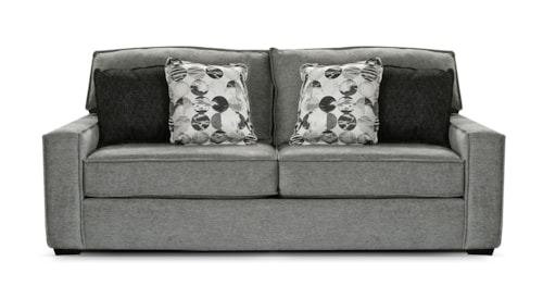 Casual Sofa with Track Arms
