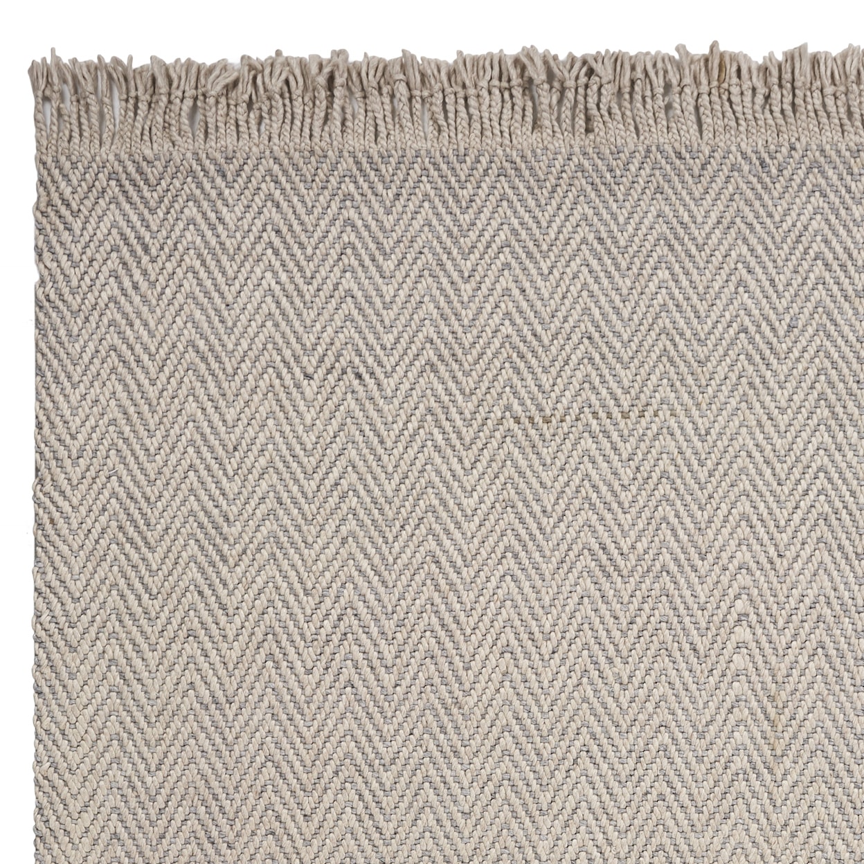 Kas Maui 8'6" x 11'6" Oatmeal Herringbone Rug