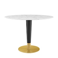 42" Oval Marble Dining Table