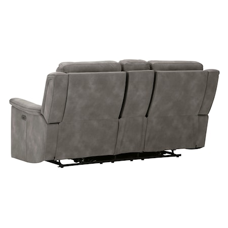 Pwr Reclining Loveseat with Adj Headrests