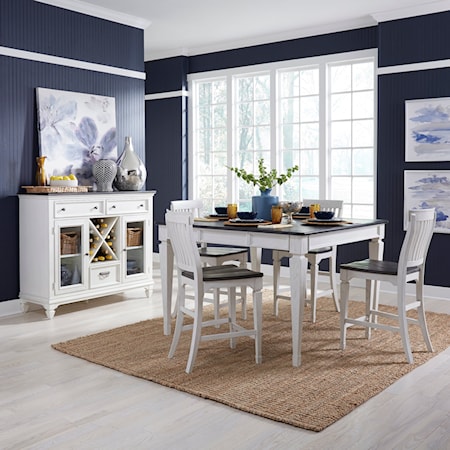 5-Piece Counter-Height Table Set