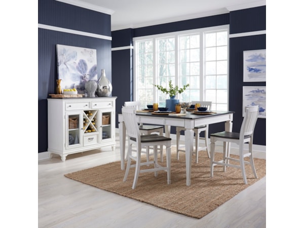 5-Piece Counter-Height Table Set