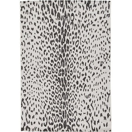 Samya Black/White Indoor/Outdoor Large Rug