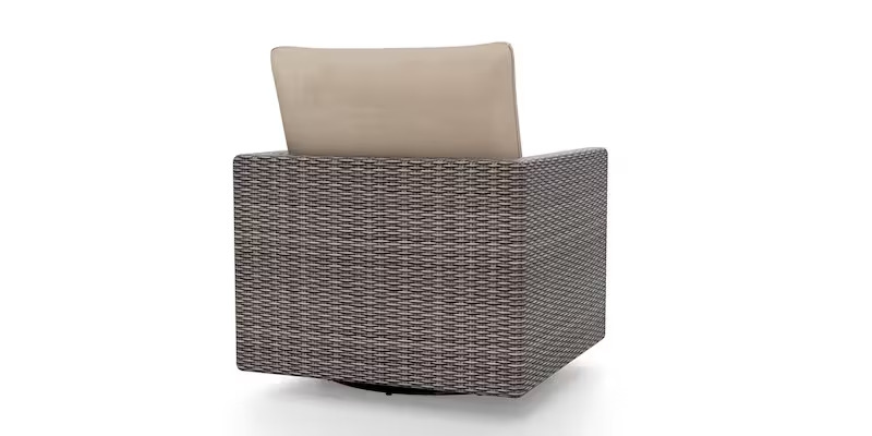 Outdoor Wicker Swivel Glider