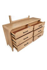 Magnussen Home Somerset Bedroom Farmhouse 6-Drawer Dresser